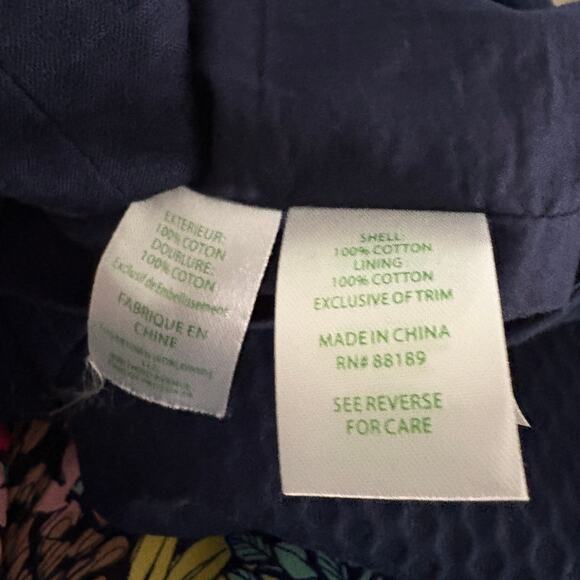 Lilly Pulitzer Evaline Dress Sleeveless Mini Navy Blue Gold Nautical - 6 - Picture 9 of 9